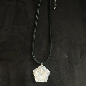 Black choker necklace